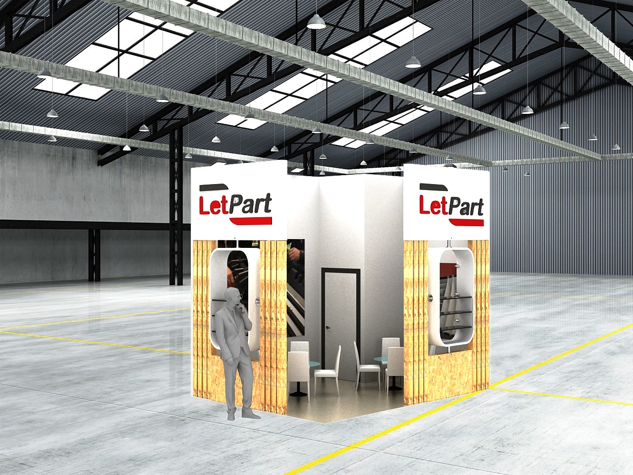 Ahşap Fuar Standı