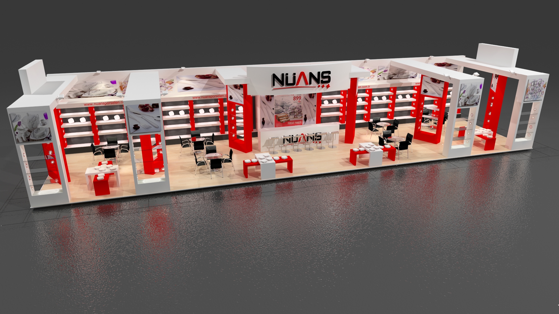 Ahşap Fuar Standı