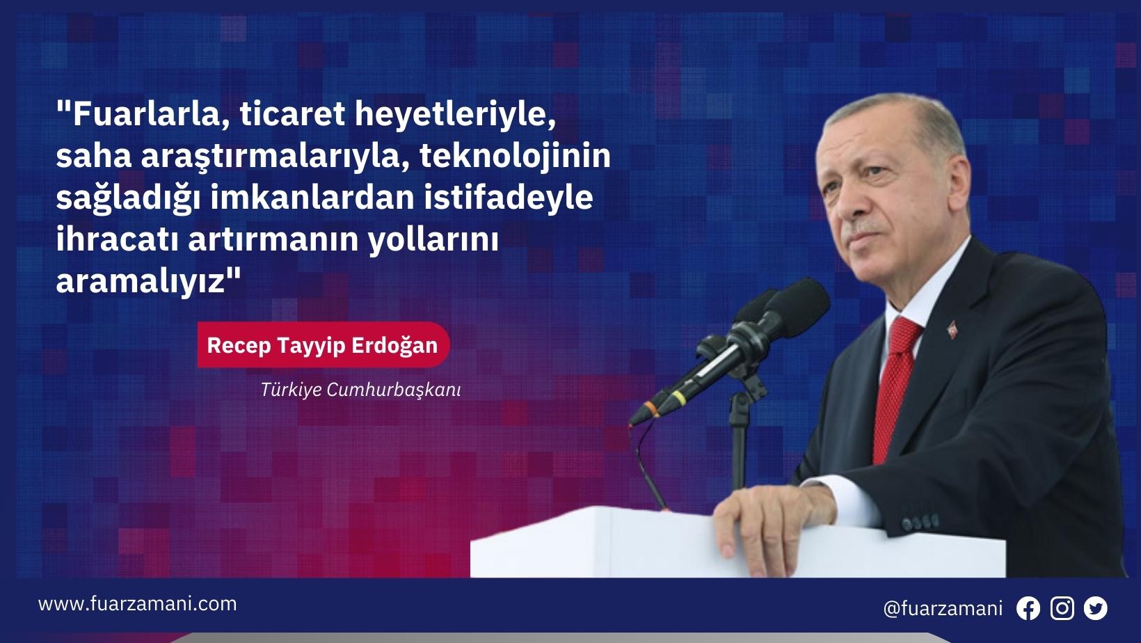 Cumhurbaşkanı Erdoğan TİM Genel Kurulu'nda konuştu